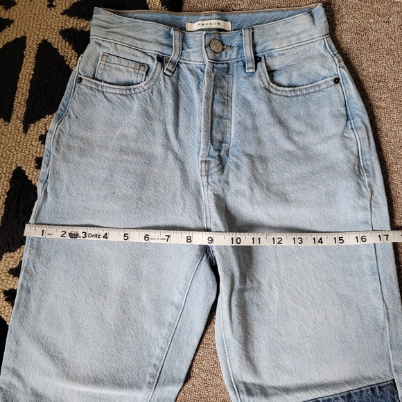 PacSun High Rise Straight Jeans With Patch - Picture 9 of 12